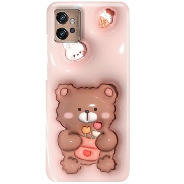 ETUI DO MOTOROLA G32 Iluzja Trójwymiaru Zwierzątka Wzory