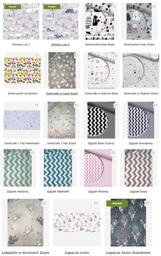 JASKIEK НАВОЛОЧКА 100% ХЛОПОК 360 УЗОРЫ 35х35 СМ