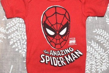 ХЛОПКОВОЕ БОДИ ЧЕЛОВЕКА ПАУКА 62/68