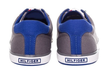 TOMMY HILFIGER BUTY MĘSKIE TRAMPKI HARLOW 1D GREY r.40