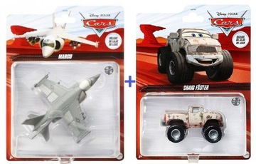 Craig Faster + Samolot Marco Auta Cars Mattel
