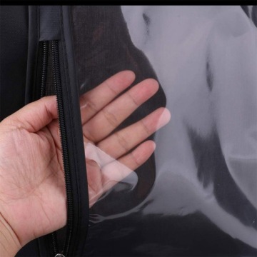 ЧЕХОЛ ДЛЯ КОСТЮМА, ПЛАТЬЯ, ПАЛЬТО, ОДЕЖДЫ ДЛИННЫЙ ЧЕРНЫЙ СЕРЫЙ 137х60см