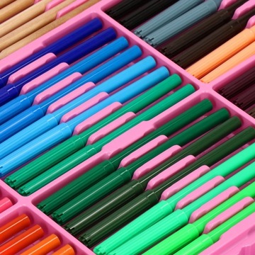 ХУДОЖЕСТВЕННЫЙ НАБОР ДЛЯ РАСКРАСКИ + СПИЧКА РОЗ 258 шт. мелки, фломастеры, краски