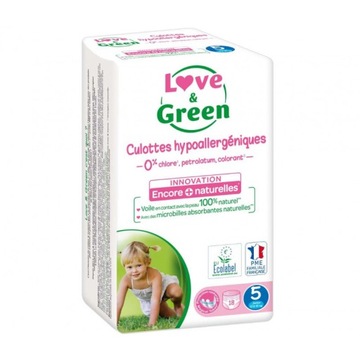 Pieluszki Love&Green 1 Rozmiar 5 18 szt.