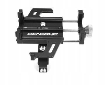 MOCNY UCHWYT Do TELEFONU ROWEROWY MOTOCYKLOWY ALUMINIOWY Na KIEROWNICE ver3