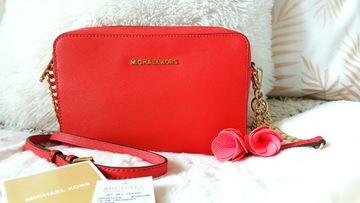 СУМКА MICHAEL KORS CROSSBODY JET SET TRAVEL MANDARIN MESSAGE СУМКА