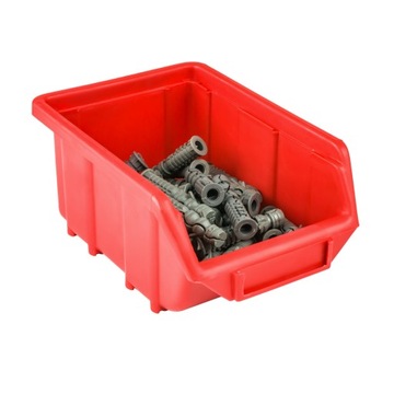 100x Pojemnik Kuweta Organizer Czerwony 170x115x75