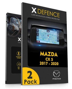 2 В 1 СКЛО ЗАХИСНЕ НА НАВІГАЦІЯ ЕКРАН ДО MAZDA CX 5 2017-2020 