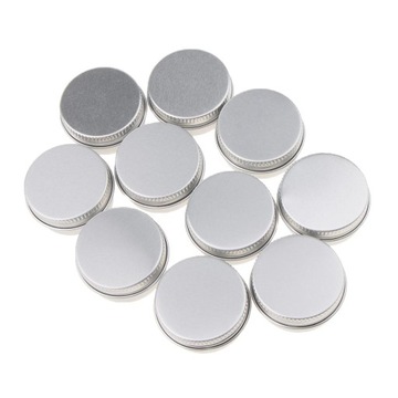 10 szt. Aluminiowych puszek kosmetycznych A-10ML-3,5 x 1,8 cm