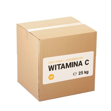CZYSTA WITAMINA C W PROSZKU KWAS ASKORBINOWY 25KG