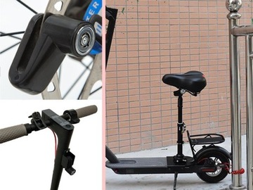 Замок Alogy, замок для колес скутера/велосипеда