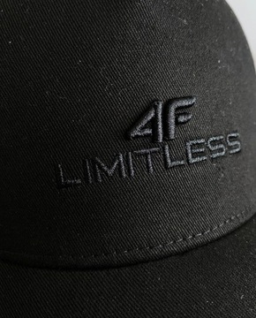 4F БЕЙСБОЛКА МУЖСКАЯ СПОРТИВНАЯ LIMITLESS ЧЕРНАЯ L