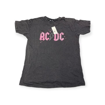 Koszulka T-shirt damski okrągły dekolt AC/DC NEW LOOK L