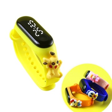 ЭЛЕКТРОННЫЕ СВЕТОДИОДНЫЕ ЧАСЫ ДЛЯ ДЕТЕЙ СМАРТБАНД LILO STICH СВЕТОДИОДНЫЙ БРАЛЕТ