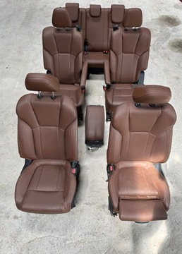 Fotele skóry kompletny środek Subaru Ascent Touring