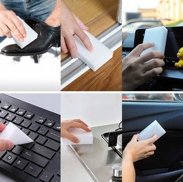 Меламиновая губка K2 Magic удаляет стойкие пятна.