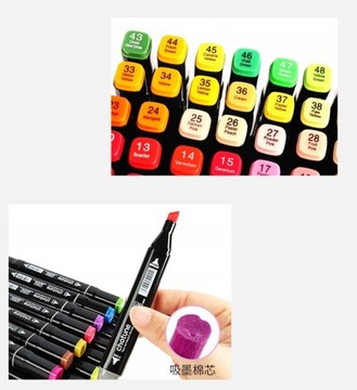 НАБОР ПРОФЕССИОНАЛЬНЫХ АЛКОГОЛЬНЫХ МАРКЕРОВ ИЗ 40 СЕНСОРНЫХ ШТ. + СУМКА