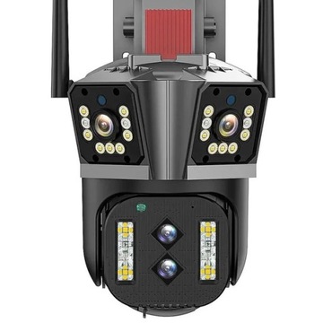 Kamera IP wewnętrzna, zewnętrzna RSOFM 4 Obiektywy HD 10X ZOOM WIFI
