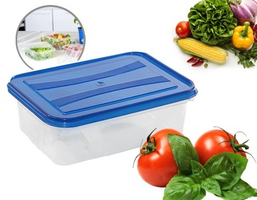 POJEMNIK NA ŻYWNOŚĆ PUDEŁKO PLASTIKOWE MOCNE 2,1L