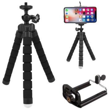 ELASTYCZNY STATYW UCHWYT DO TELEFONU SELFIE STICK