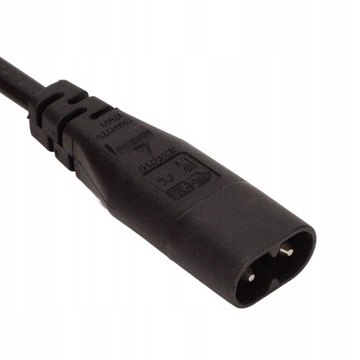 Штекер IEC 320 C8 к силовому кабелю C7 3.3