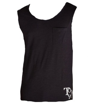 Jack Jones Bezrękawnik Tank Top Czarny BLACK _ M