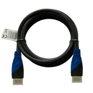 Kabel przewód HDMI-HDMI Full HD 2m 3D oplot 1.4b