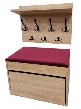 Szafka na buty z wieszakiem 60x36D
