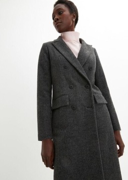 40 Bonprix PŁASZCZ W JODEŁKĘ ise