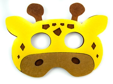 МАСКА из фетра для детей костюм ЖИРАФА костюм