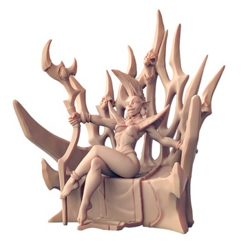 Valykka - Bride of Tialevor Pinup Dressed RPG DnD D&D Pathfinder