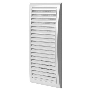 Kratka wentylacyjna 154x150 mm z siatką, VENTS WPFMV103WH