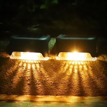 12x НАРУЖНЫЕ ЛАМПЫ ДЛЯ ТЕРРАСЫ ЛЕСТНИЦЫ ВОДОСТОЙКИЙ СВЕТОДИОДНЫЙ ДАТЧИК СОЛНЕЧНОЙ ЛАМПЫ