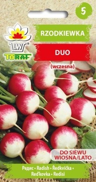 Toraf Nasiona Rzodkiewka DUO (wczesna) 10g