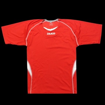 JAKO _ PIĘKNA SPORTOWA KOSZULKA Z LOGO _ M/L