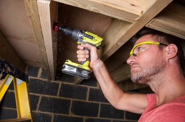 ДРЕЛЬ RYOBI, ОТВЕРТКА 18В +5Ач +2Ач +БИТЫ 55EL