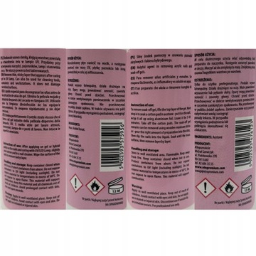 Набор жидкостей для ногтей 2x1л CLEANER + АЦЕТОН