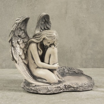 ГИПСОВОЕ УКРАШЕНИЕ ФИГУРКА АНГЕЛА НА МОГИЛУ ДЛЯ МОГИЛЫ