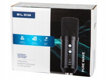 КОМПЬЮТЕРНЫЙ ИГРОВОЙ МИКРОФОН КОНДЕНСАТОРНЫЙ СТУДИЯ ШТАТИВ USB РУЧКА