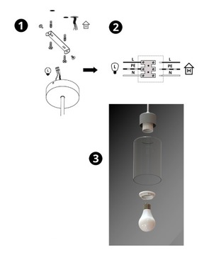 Подвесной потолочный светильник Люстра ХРОМИРОВАННАЯ стеклянная трубка 540-EZ1 LED E27