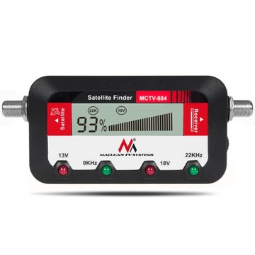 ЦИФРОВОЙ ИЗМЕРИТЕЛЬ СПУТНИКОВОГО СИГНАЛА SAT FINDER LCD микропроцессор MCTV-884