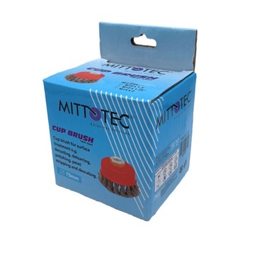 ПЕРЕДНЯЯ ПРОВОЛОЧНАЯ ЩЕТКА 75 мм M14, ВИТАЯ ПРОВОЛОКА