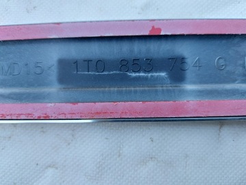 LIŠTA DVEŘE CADDY TOURAN NOVÁ ORIGINÁLNÍ 2K5853516C