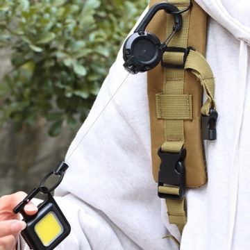 БРЕЛОК ДЛЯ ВТЯГИВАЮЩИХ БРЕЛОК СТАЛЬНОЙ ТРОС ИДЕНТИФИКАТОР КАТУШКИ КЛЮЧЕЙ ДЛЯ ТЯЖЕЛЫХ УСЛОВИЙ