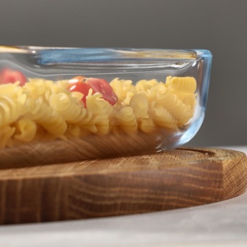 КВАДРАТНАЯ СТЕКЛЯННАЯ БЛЮДА ОБЪЕМОМ 2,4 Л, УСТОЙЧИВАЯ К ОСАДКАМ