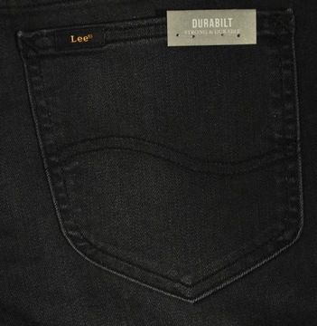 LEE spodnie GREY jeans SLIM regular RIDER W28 L32