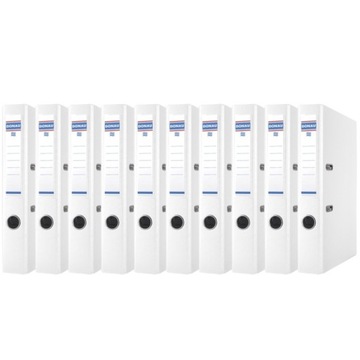 Segregator Master PP Dźwigniowy 50mm Biały x10