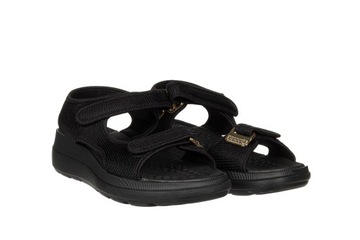 Sandały Azaleia Greice Soft Papete Black Czarne Brazylijskie Buty r.37