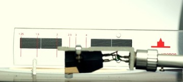 Шаблон калибровки иглы проигрывателя пластинок + шкала