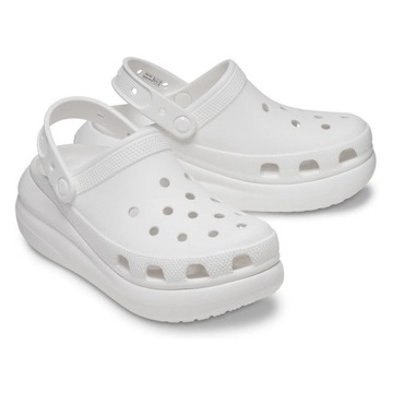 CROCS DAMSKIE CHODAKI NA PLATFORMIE PIANKOWE KLAPKI LEKKIE BUTY r. 39/40